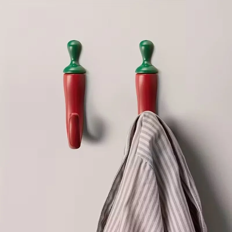 10PC Pepper Shaped Wall Hooks  - Home Bathroom Organizer recension och pris