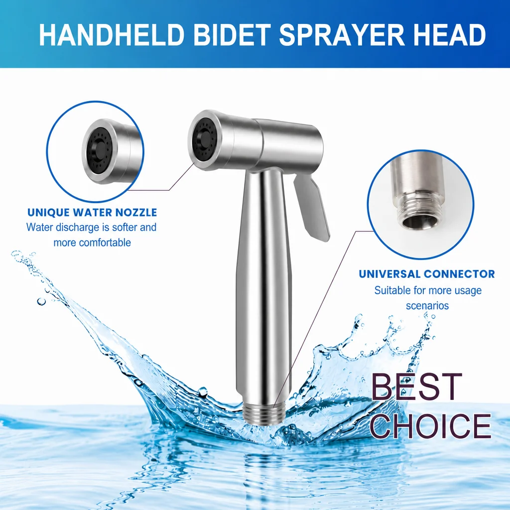 Portable Handheld Bidet Spraye - Plunger Toilet recension och pris