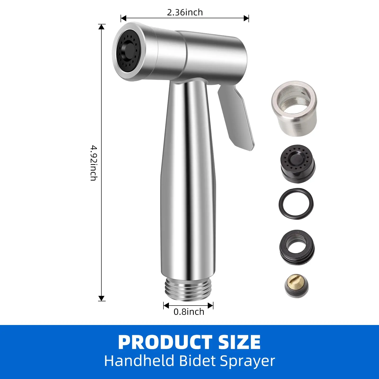Portable Handheld Bidet Spraye - Plunger Toilet recension och pris